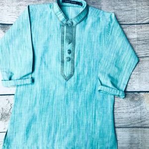 Eden Robe girls sz14 teal tunic top